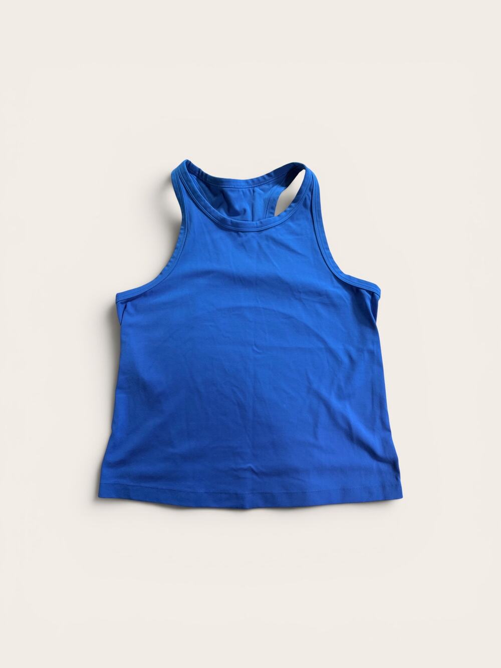 Lululemon High Neck Racerback Tank Top Blue Size 12